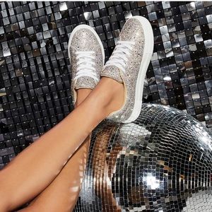 Betsy Johnson Rhinestone sneakers